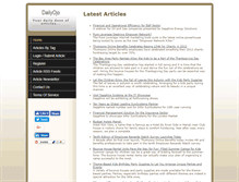 Tablet Screenshot of dailyojo.com